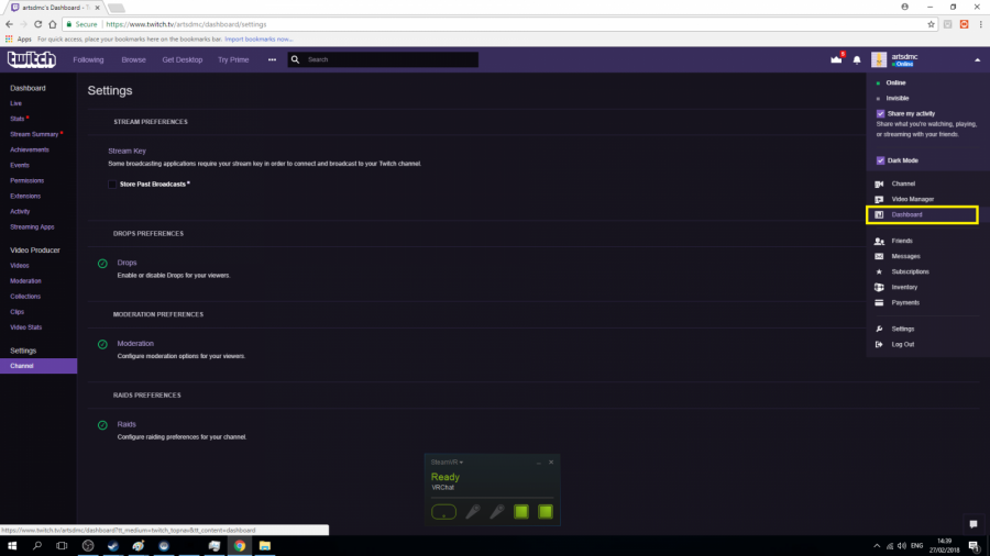 NEXT TO YOUR TWITCH